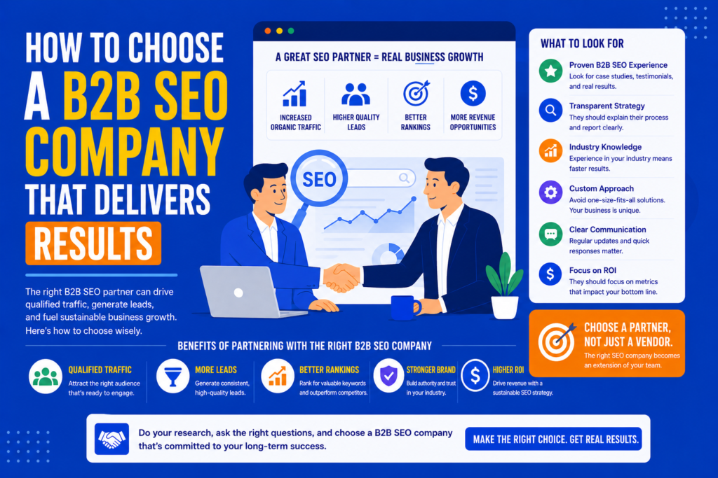 How to Choose a B2B SEO Company That Delivers Results