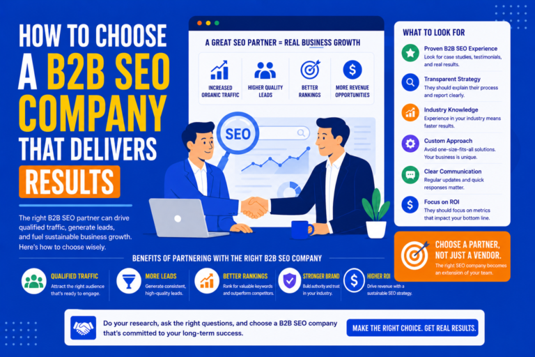 How to Choose a B2B SEO Company That Delivers Results
