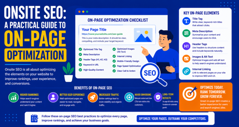 Onsite SEO: A Practical Guide to On-Page Optimization