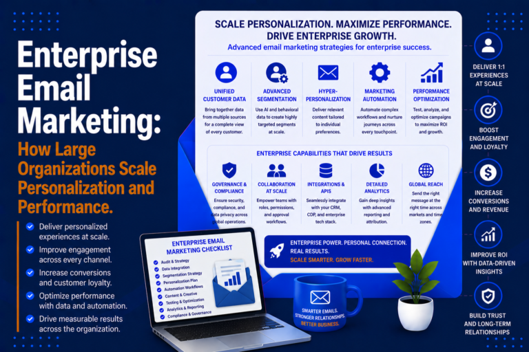 Enterprise Email Marketing: How Large Organizations Scale Personalization and Performance