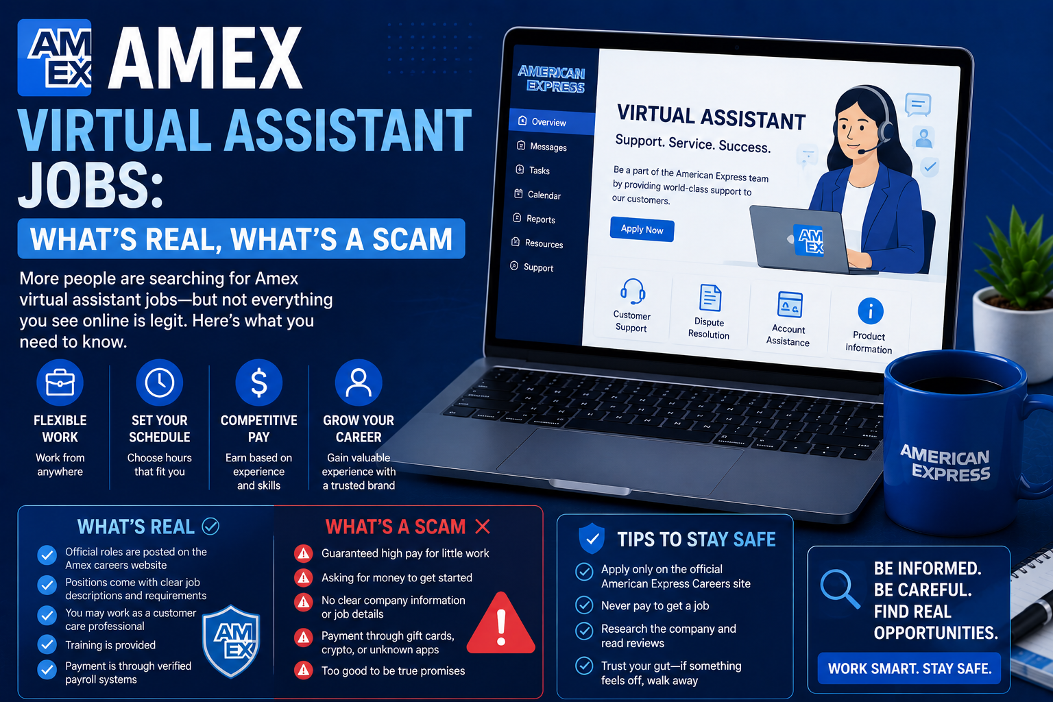 Amex Virtual Assistant Jobs: What's Real, What's a Scam