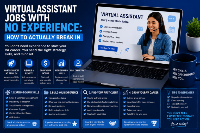 Virtual Assistant Jobs With No Experience: How to Actually Break In