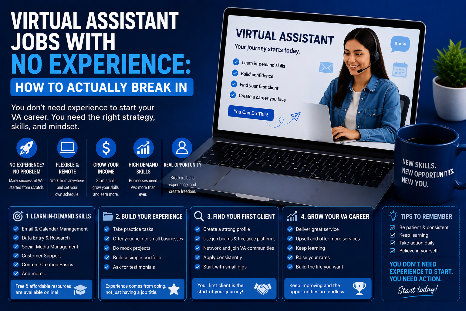 Virtual Assistant Jobs With No Experience: How to Actually Break In