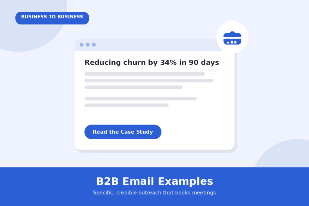 B2B email examples