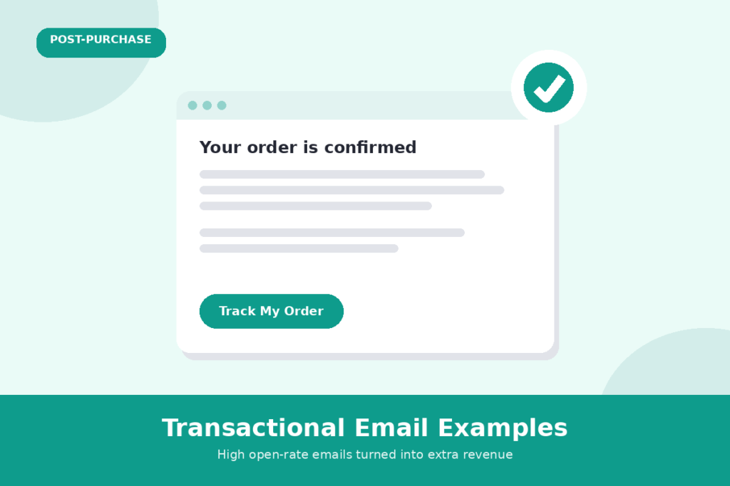 Transactional email examples