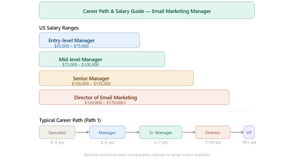 Career path & salary guide - Email marketing manager