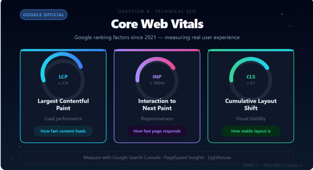 Core web vitals
