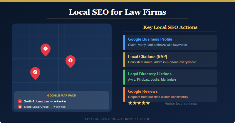 Local SEO for law firms
