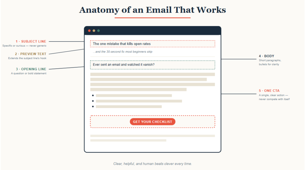 Anatomy of an Email that works