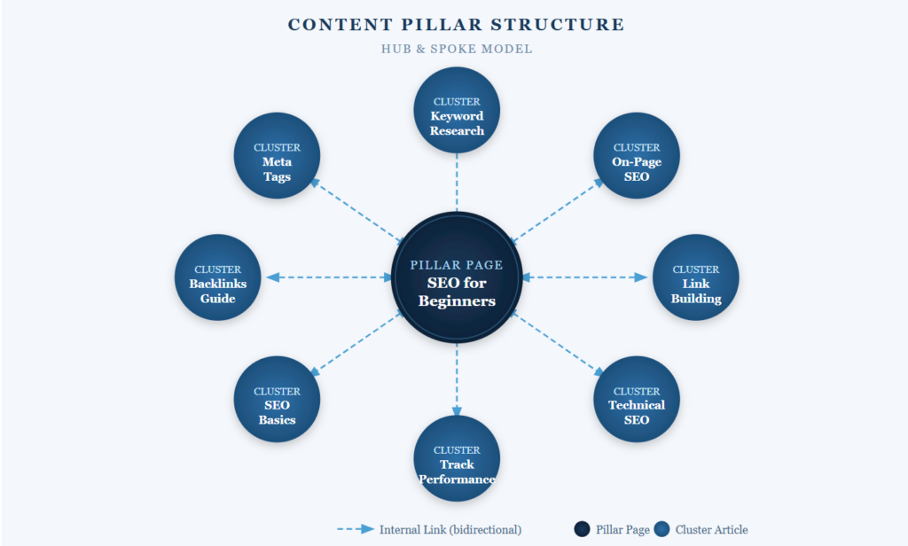 Visual Structure of a Content Pillar