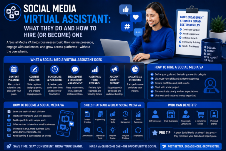 Social Media Virtual Assistant: What They Do and How to Hire (or Become) One