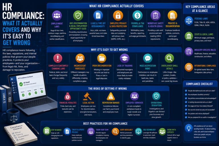 HR Compliance: What It Actually Covers and Why It's Easy to Get Wrong