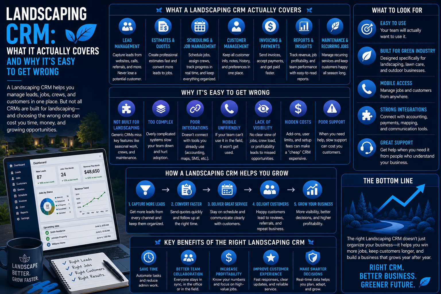 Landscaping CRM: What It Actually Covers and Why It's Easy to Get Wrong