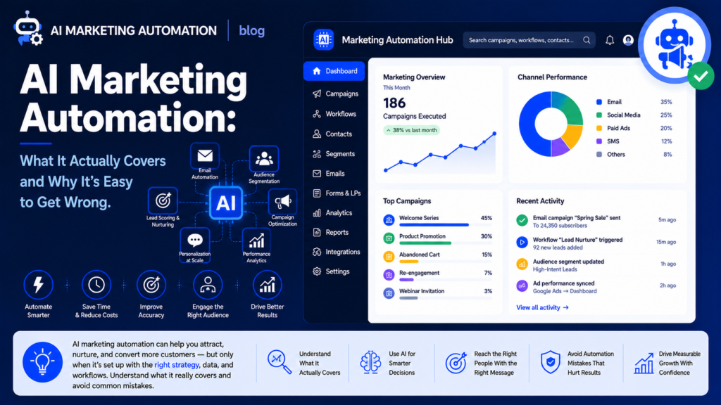 AI Marketing Automation: What It Actually Covers and Why It's Easy to Get Wrong