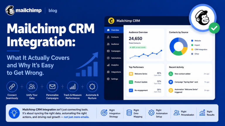 Mailchimp CRM Integration: What It Actually Covers and Why It's Easy to Get Wrong