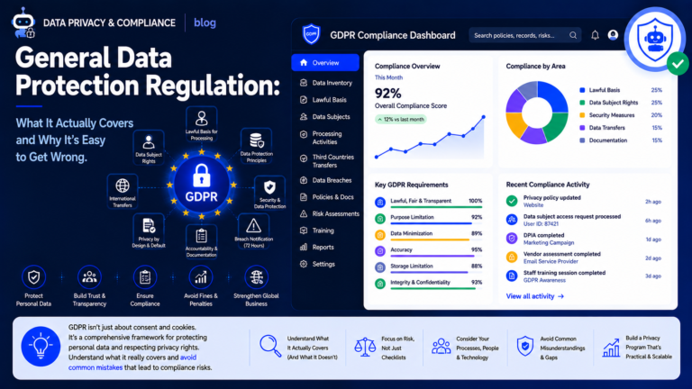General Data Protection Regulation: What It Actually Covers and Why It's Easy to Get Wrong