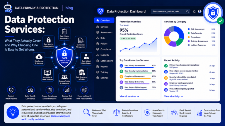 Data Protection Services: What They Actually Cover and Why Choosing One Is Easy to Get Wrong