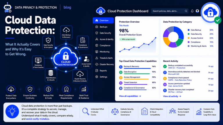 Cloud Data Protection: What It Actually Covers and Why It's Easy to Get Wrong