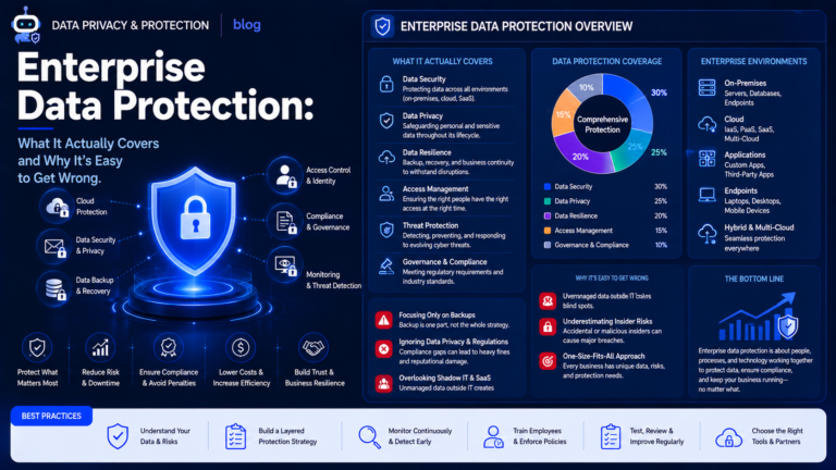 Enterprise Data Protection: What It Actually Covers and Why It's Easy to Get Wrong