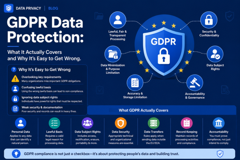 GDPR Data Protection: What It Actually Covers and Why It's Easy to Get Wrong
