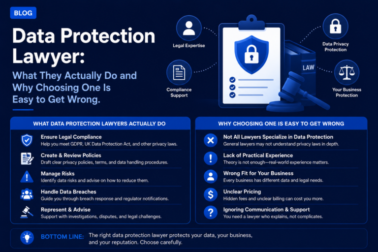 Data Protection Lawyer: What They Actually Do and Why Choosing One Is Easy to Get Wrong