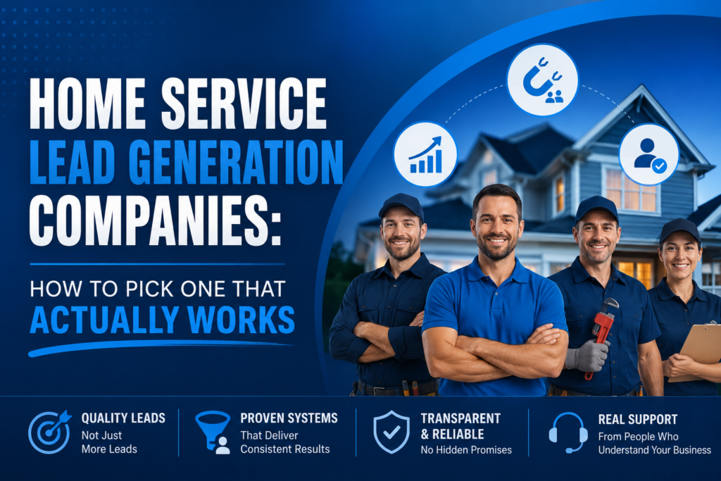 Home Service Lead Generation Companies: How to Pick One That Actually Works