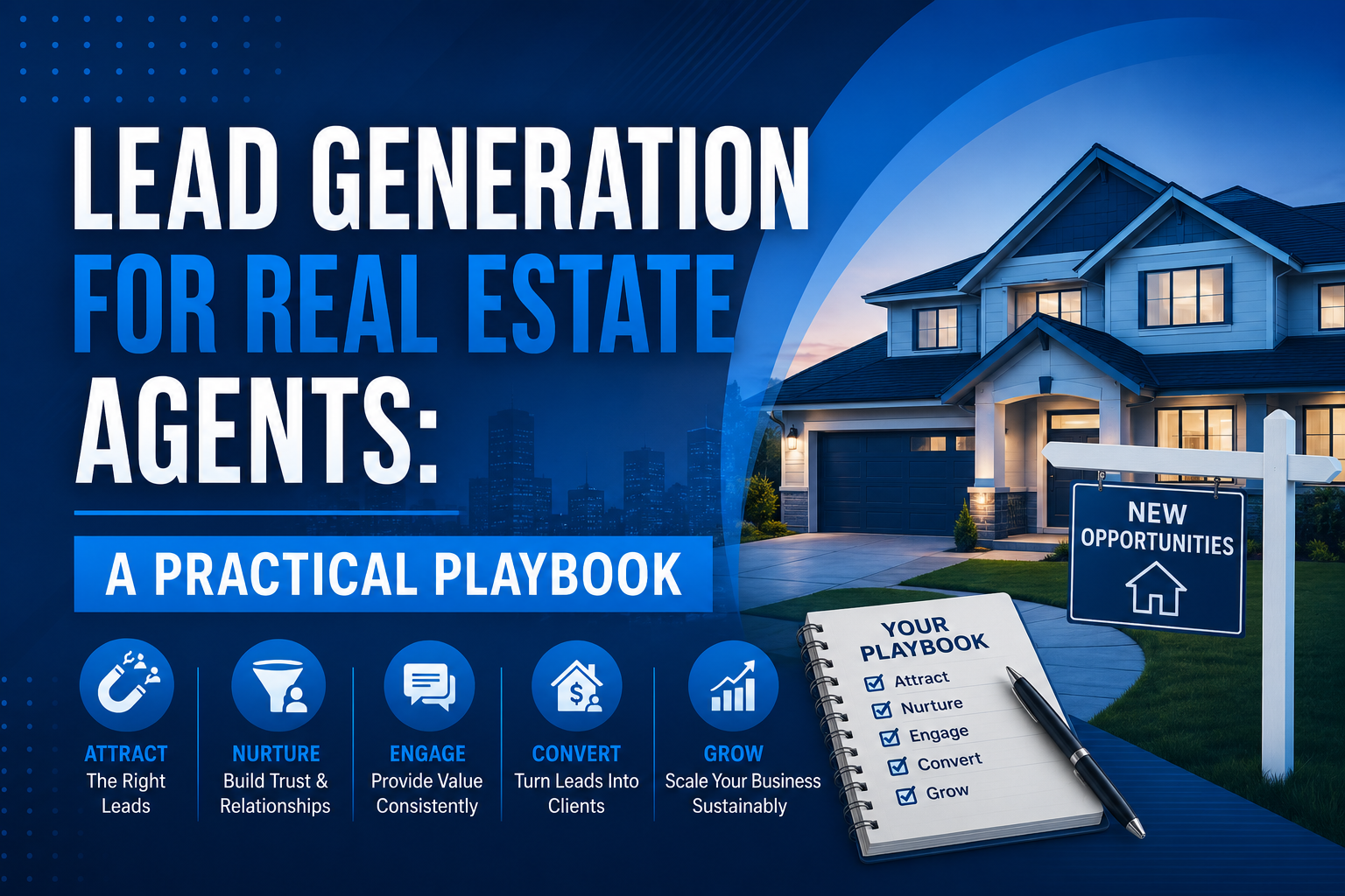 Lead Generation for Real Estate Agents: A Practical Playbook