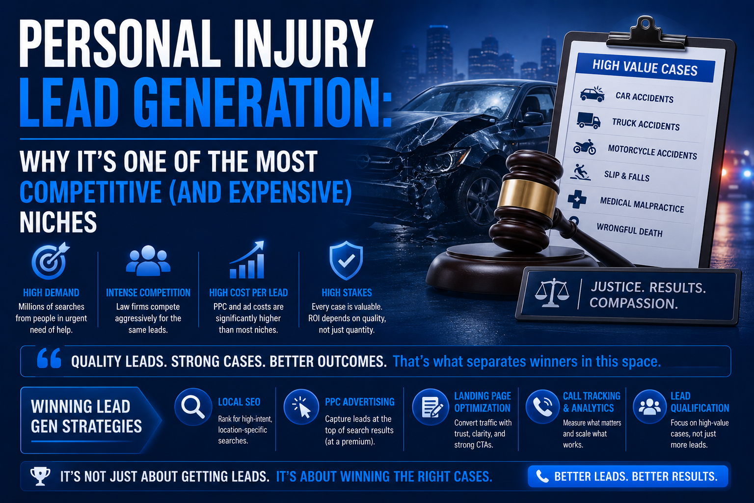 Personal Injury Lead Generation: Why It's One of the Most Competitive (and Expensive) Niches