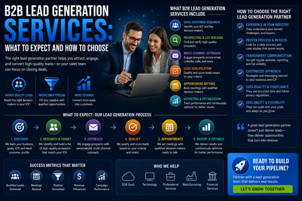 B2B Lead Generation Services: What to Expect and How to Choose