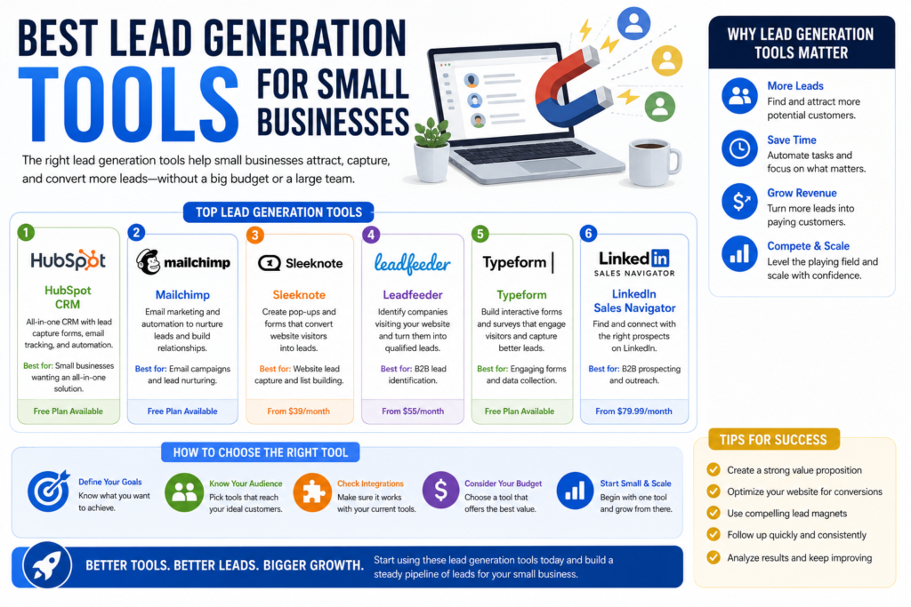 Best Lead Generation Tools for Small Businesses