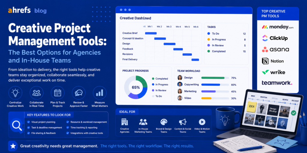Creative Project Management Tools: The Best Options for Agencies and In-House Teams