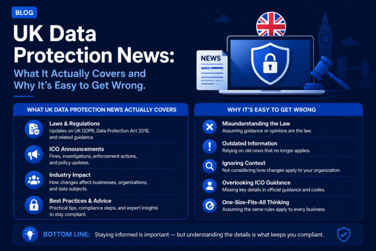 UK Data Protection News: What It Actually Covers and Why It's Easy to Get Wrong