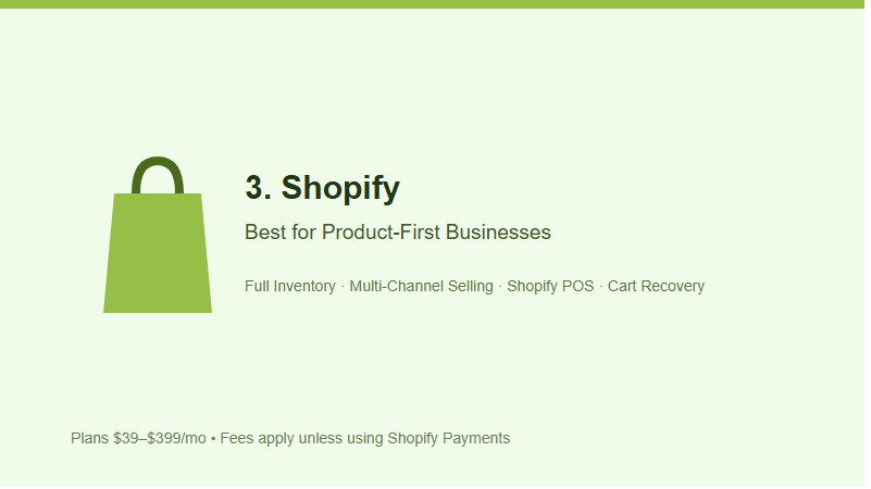 Shopify, Best for Product-First Businesses