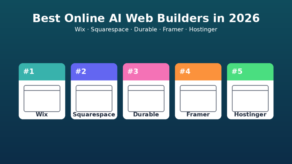 The Best Online AI Website Builders in 2026