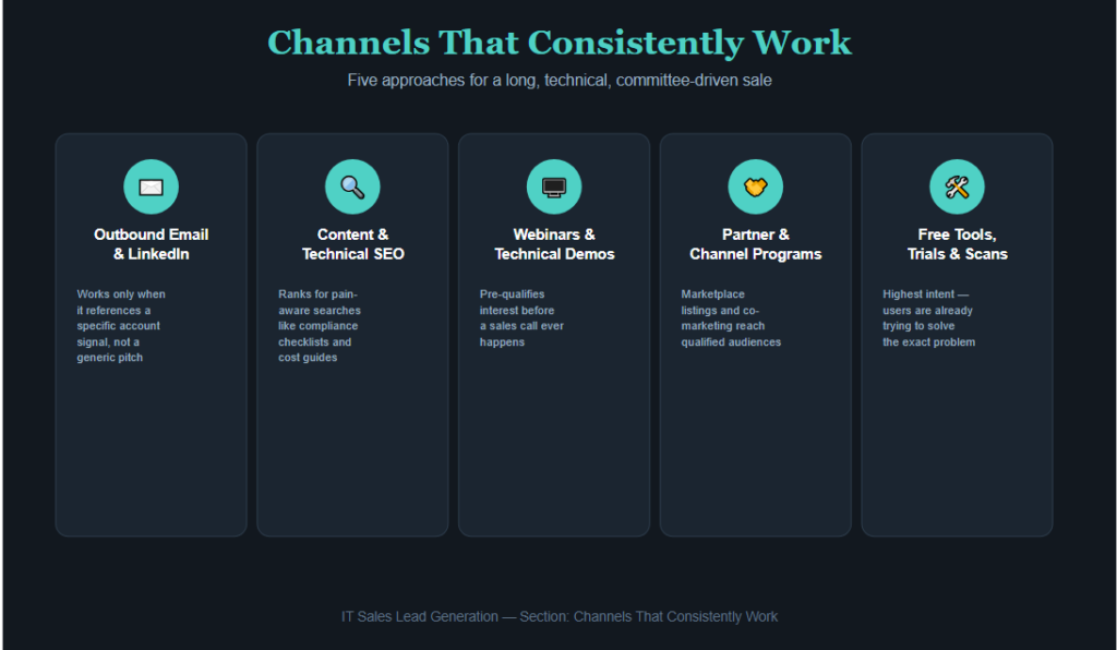 Channels That Consistently Work for IT Sales