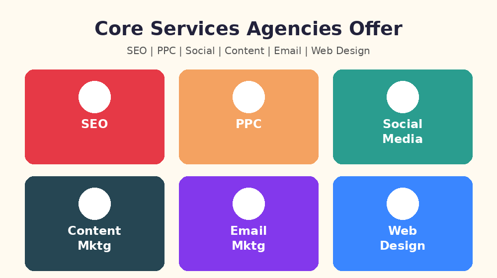 Core Services Digital Marketing Agencies Offer