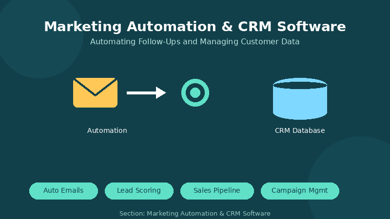 Marketing Automation Platforms and Customer Relationship Management Software