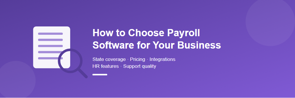 How to Choose Payroll Software for a Small Business