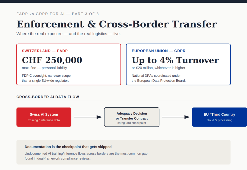 Enforcement and Data Transfer Considerations