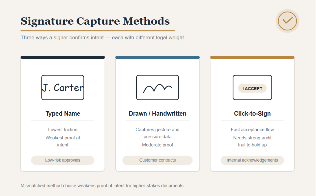 Signature Capture Methods