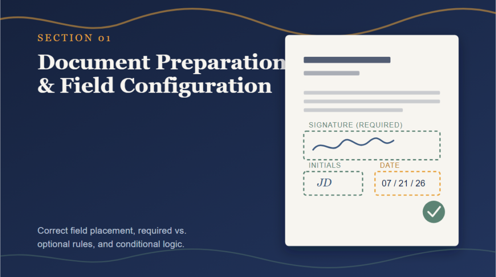 Document Preparation and Field Configuration