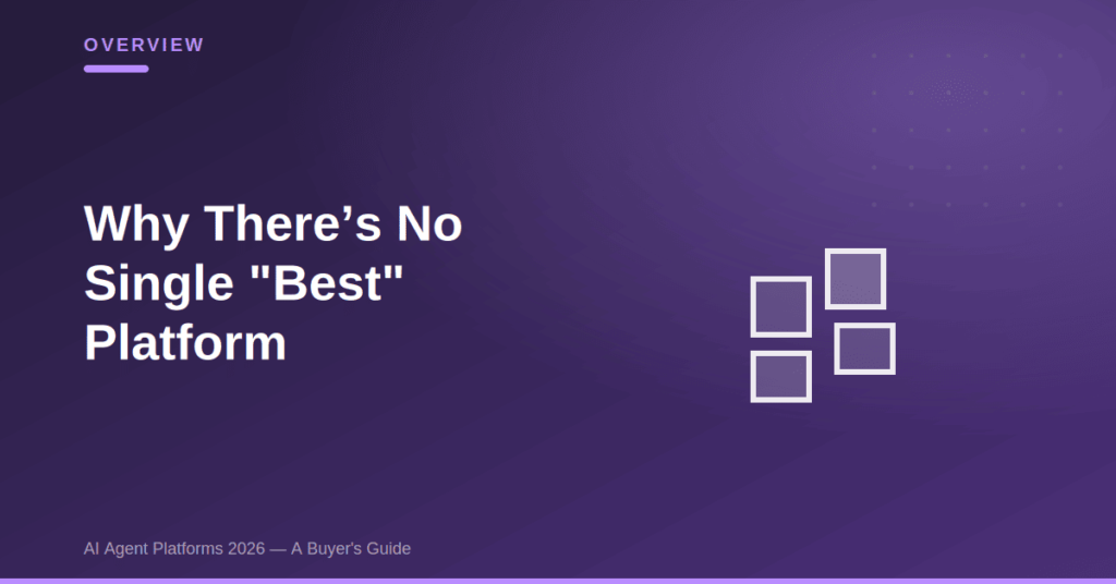 Why There's No Single "Best" Platform