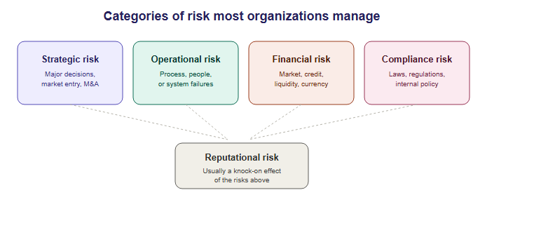 Categories of Risk Most Organizations Manage