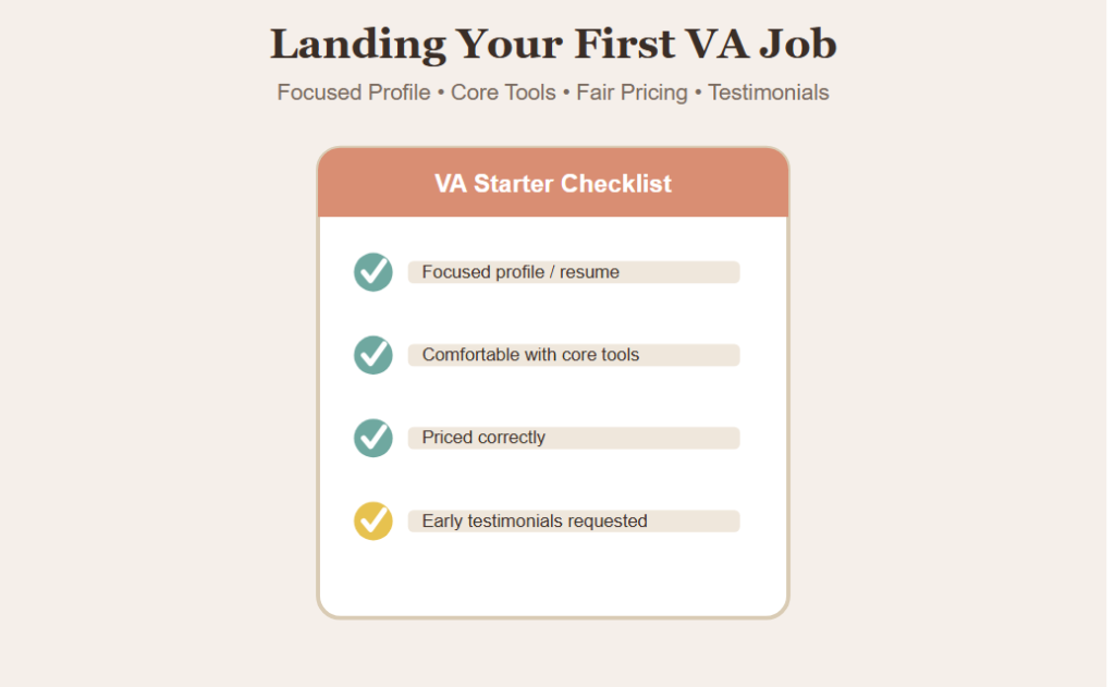 How to Land Your First Virtual Assistant Job
