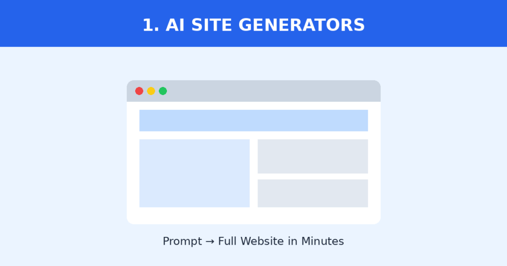 AI Site Generators